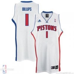 Cheap Chauncy Billups Pistons Jersey #1 Home White From China