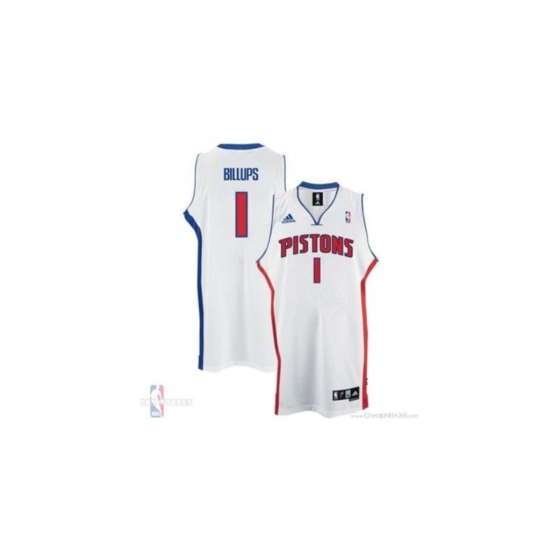Cheap Chauncy Billups Pistons Jersey #1 Home White From China