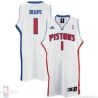 Cheap Chauncy Billups Pistons Jersey #1 Home White From China