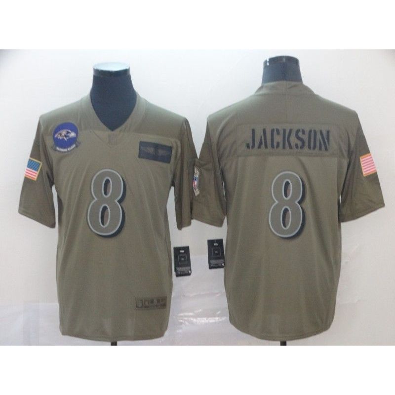 Cheap Lamar Jackson Ravens Jersey From China Team/Fashion/Salute To Service and more #8