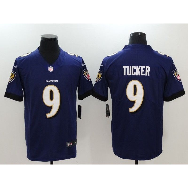 Cheap Justin Tucker Ravens Jersey #9 China Purple/Black/White and More