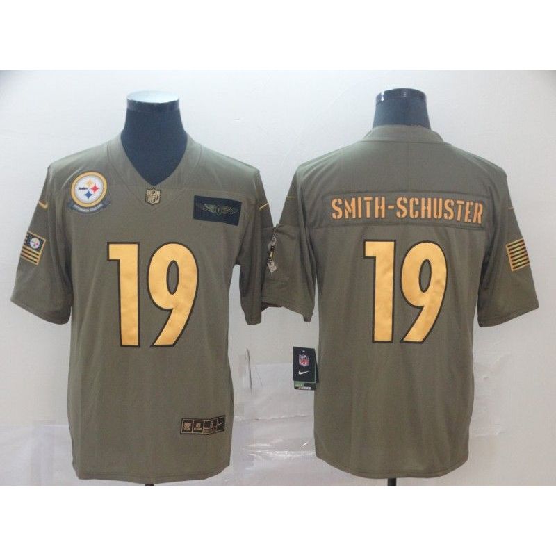 Cheap JuJu Smith-Schuster Steelers Jersey From China #19 Fashion/Salute To Service and More