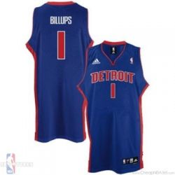 Cheap Chauncy Billups Pistons Jersey #1 Road Blue From China