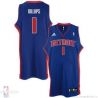 Cheap Chauncy Billups Pistons Jersey #1 Road Blue From China