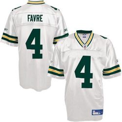 Cheap Brett Favre Packers Jersey #4 White From China