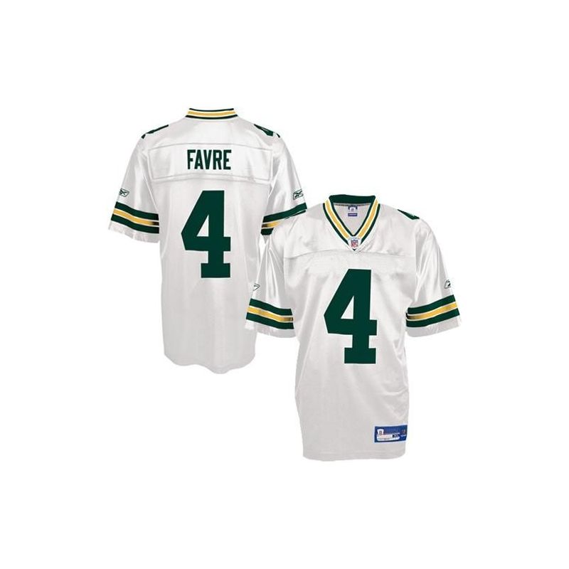 Cheap Brett Favre Packers Jersey #4 White From China