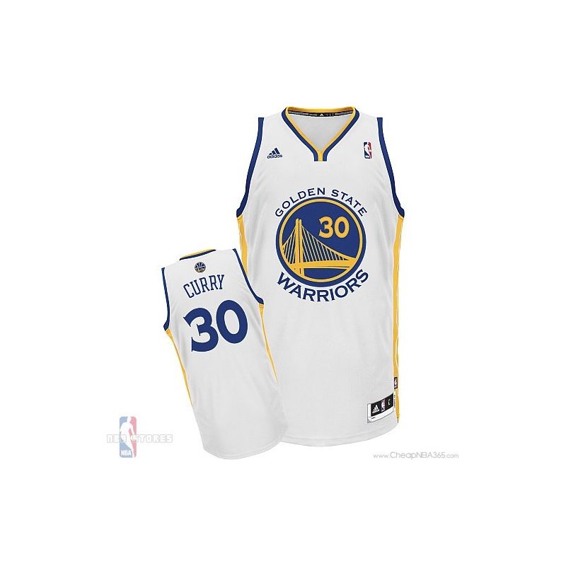 Cheap Stephen Curry Warriors Jersey #30 Home White From China Men/Youth