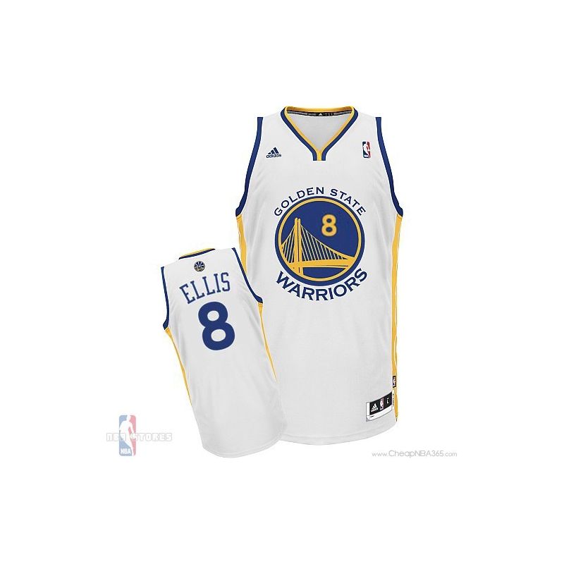 Cheap Monta Ellis Warriors Jersey #8 Home White From China