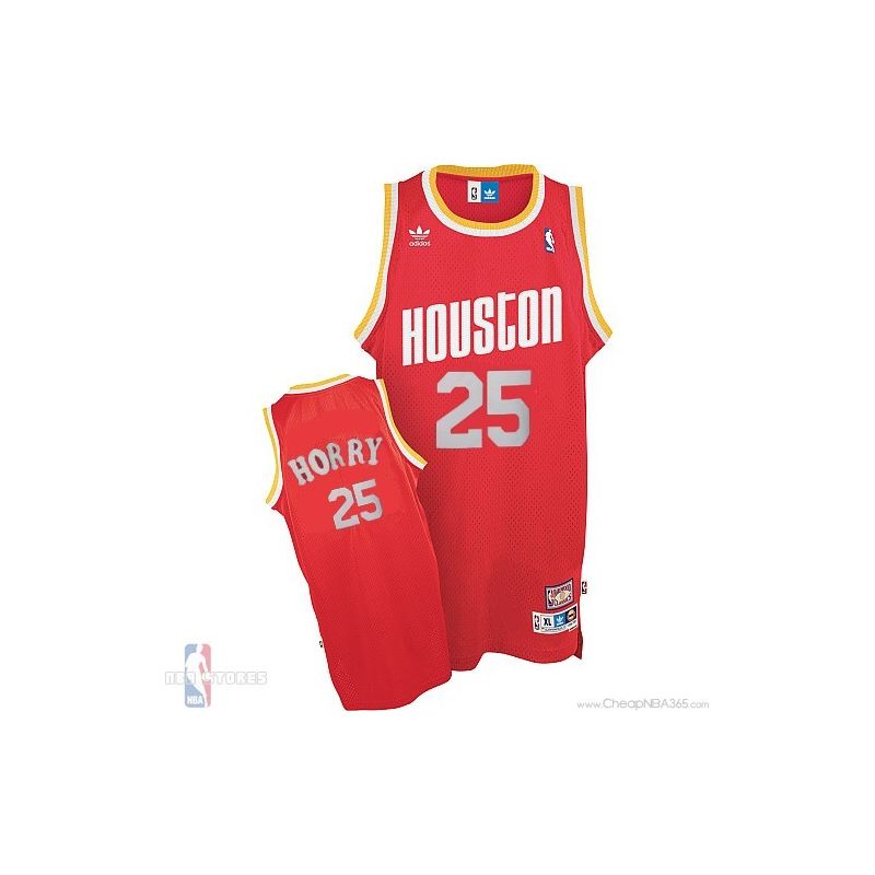 Cheap Robert Horry Rockets Jersey #25 Throwback Road Red From China