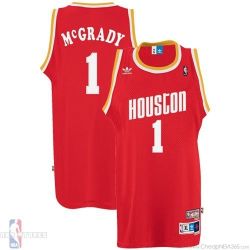 Cheap Tracy Mcgrady Rockets Jersey #1 Throwback Road Red From China