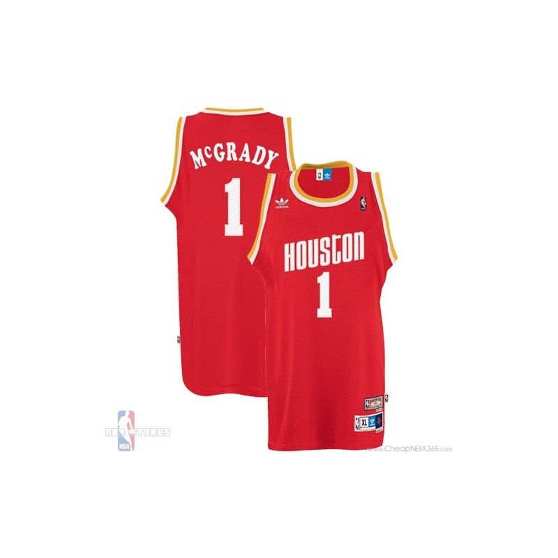 Cheap Tracy Mcgrady Rockets Jersey #1 Throwback Road Red From China