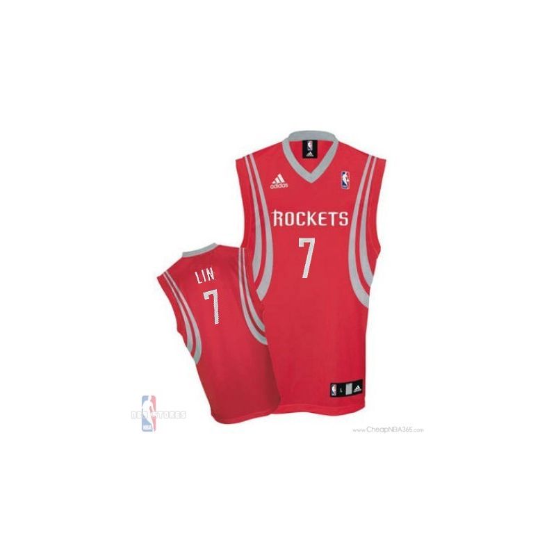 Cheap Jeremy Lin Rockets Jersey #7 Road Red From China