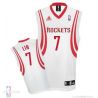 Cheap Jeremy Lin Rockets Jersey #7 Road White From China