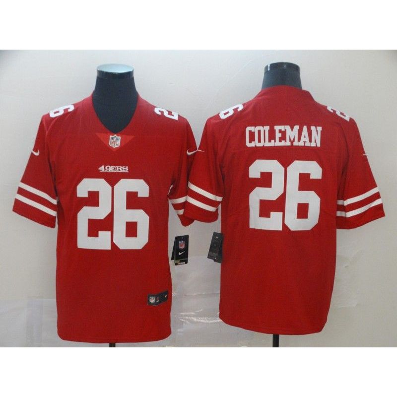 Cheap Tevin Coleman 49ers Jersey From China #26