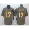 Cheap Josh Allen Bills Jersey From China Salute To Service #17