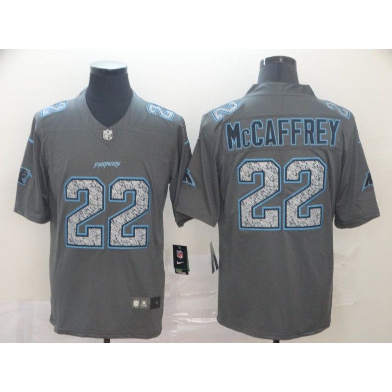 Cheap Christian McCaffrey Panthers Jersey From China 2017 draft Salute to Service Gold #22