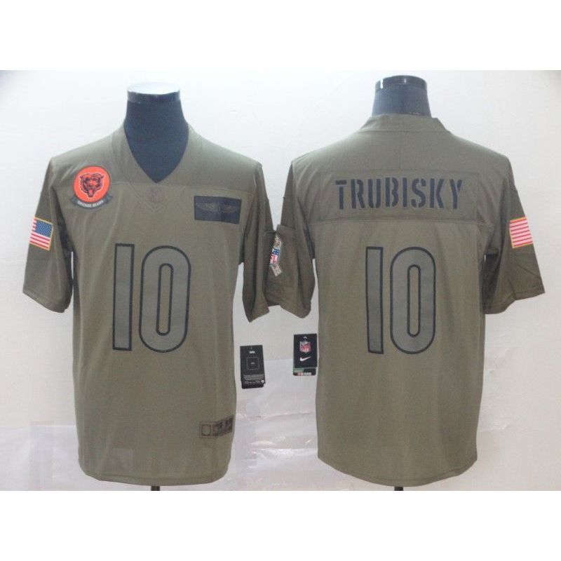 Cheap Mitchell Trubisky Bears Jersey From China Salute To Service #10