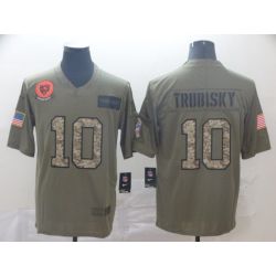 Cheap Mitchell Trubisky Bears Jersey From China Salute To Service #10