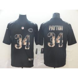 Cheap Walter Payton Bears Jersey #34 Navy Throwback with Bear Patch From China