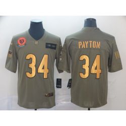 Cheap Walter Payton Bears Jersey #34 Navy Throwback with Bear Patch From China