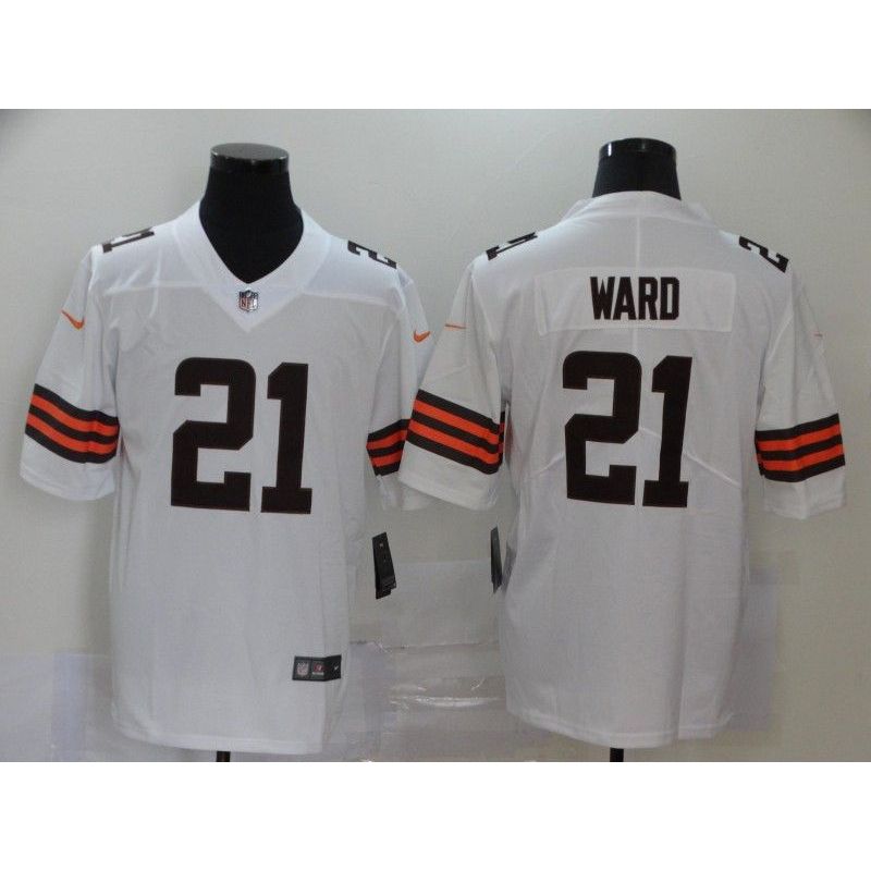 Cheap Denzel Ward Browns Jersey From China Brown Color Rush in Men Women Youth Size #21