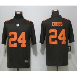 Cheap Nick Chubb Browns Jersey From China in Men Women Youth Size #24