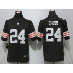 Cheap Nick Chubb Browns Jersey From China in Men Women Youth Size #24