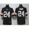 Cheap Nick Chubb Browns Jersey From China in Men Women Youth Size #24