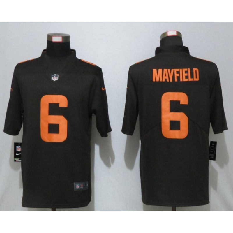 Cheap Baker Mayfield Browns Jersey From China Salute To Service #6