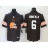 Cheap Baker Mayfield Browns Jersey From China Salute To Service #6