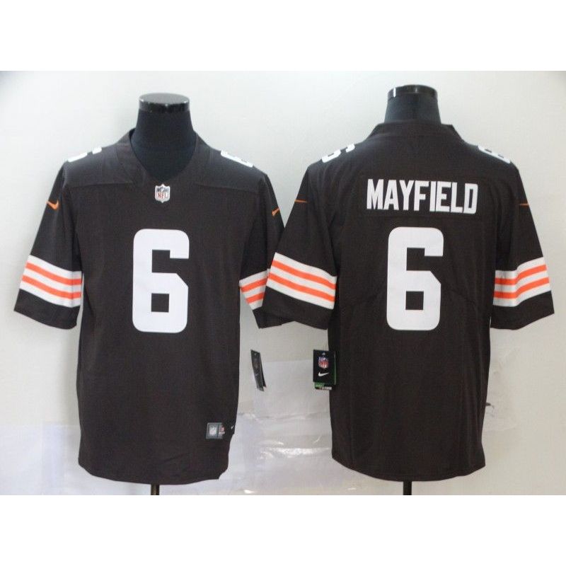 Cheap Baker Mayfield Browns Jersey From China Salute To Service #6