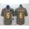 Cheap Baker Mayfield Browns Jersey From China Salute To Service #6