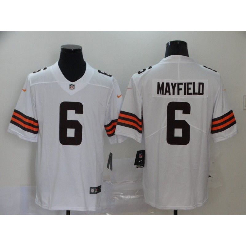 Cheap Baker Mayfield Browns Jersey From China Salute To Service #6