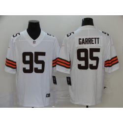 Cheap Myles Garrett Browns Jersey From China 2017 draft Brown/White/Olive #95