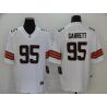 Cheap Myles Garrett Browns Jersey From China 2017 draft Brown/White/Olive #95