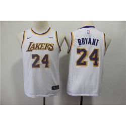 Cheap Kobe Bryant Lakers Youth Jersey #24 Home From China