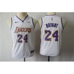 Cheap Kobe Bryant Lakers Youth Jersey #24 Home From China