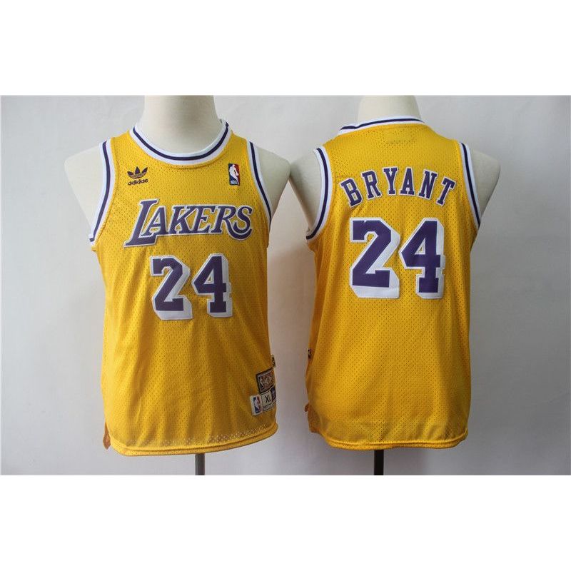 Cheap Kobe Bryant Lakers Youth Jersey #24 Home From China