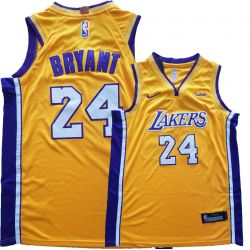 Cheap Kobe Bryant Lakers Youth Jersey #24 Home From China