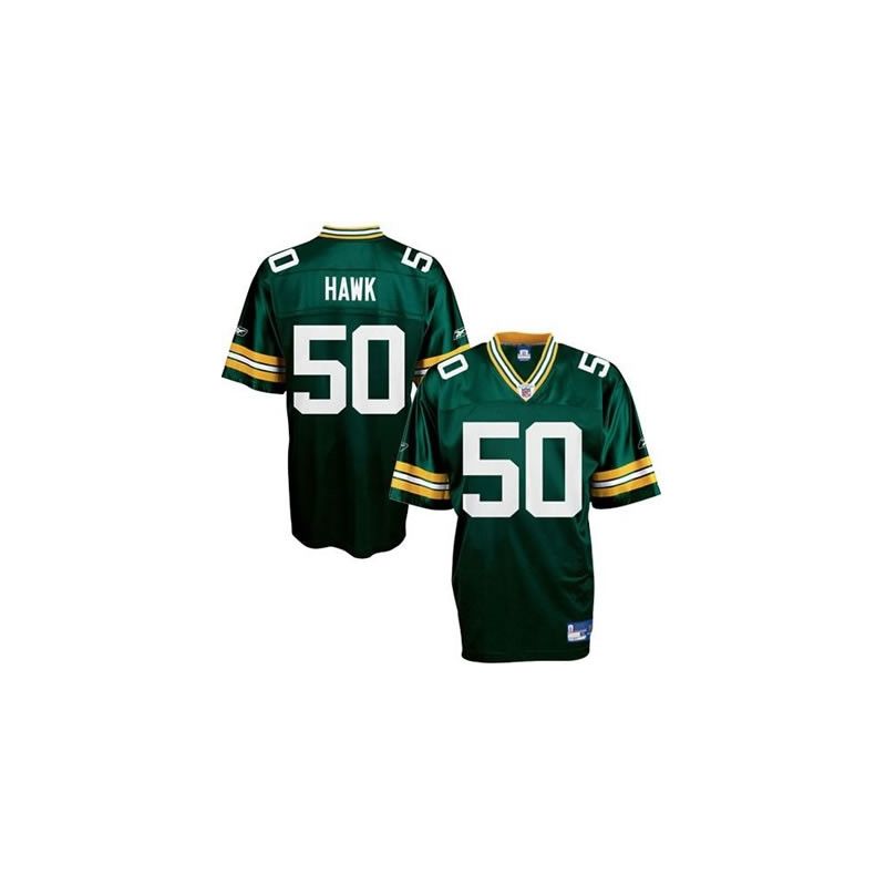 Cheap A J Hawk Packers Jersey #50 Green From China