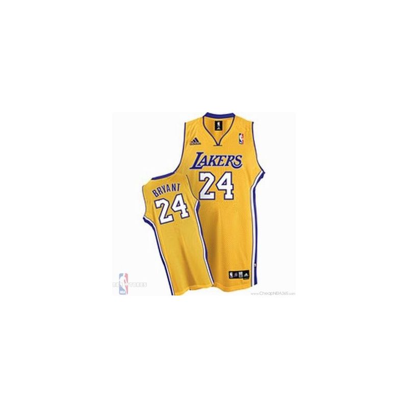 Cheap Kobe Bryant Lakers Jersey #24 Yellow Home From China