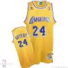 Cheap Kobe Bryant Lakers Jersey #24 Yellow Blue Number From China