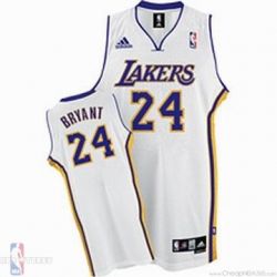 Cheap Kobe Bryant Lakers Jersey #24 White Alternate From China