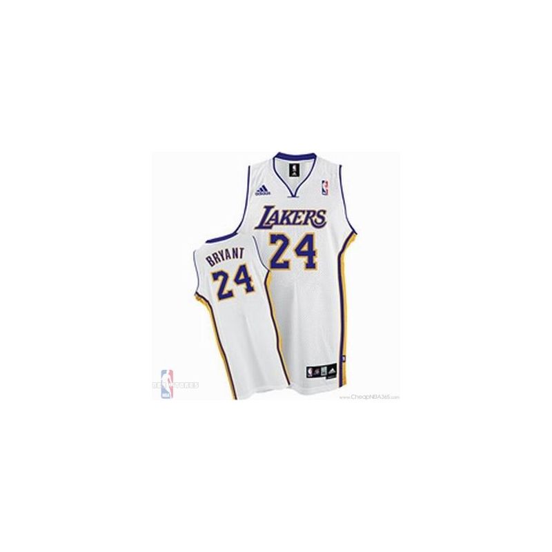 Cheap Kobe Bryant Lakers Jersey #24 White Alternate From China