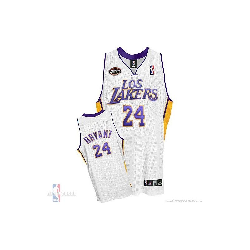 Cheap Kobe Bryant Lakers Jersey #24 White Latin Nights Patch From China