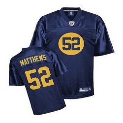 Cheap Clay Matthews Packers Jersey #52 Blue From China