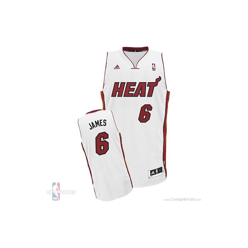 Cheap LeBron James Heat Jersey #6 Home From China