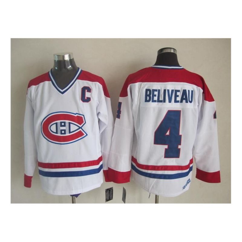 Cheap Jean Beliveau Canadiens Jersey From China Throwback #4