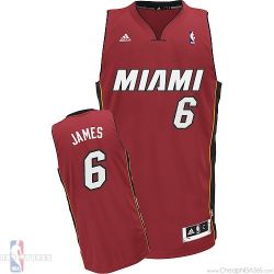 Cheap LeBron James Heat Jersey #6 Alternate From China