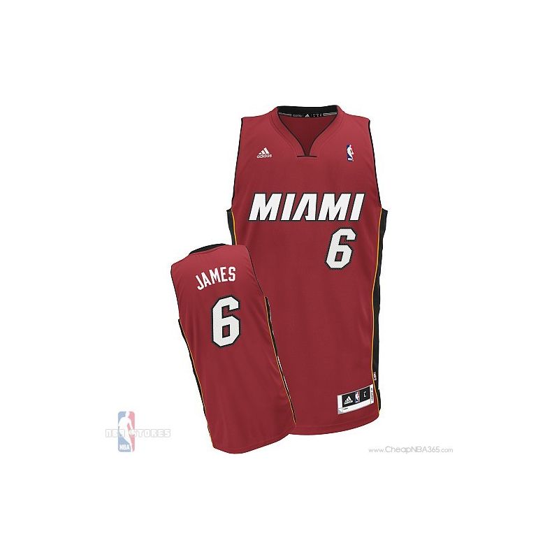 Cheap LeBron James Heat Jersey #6 Alternate From China